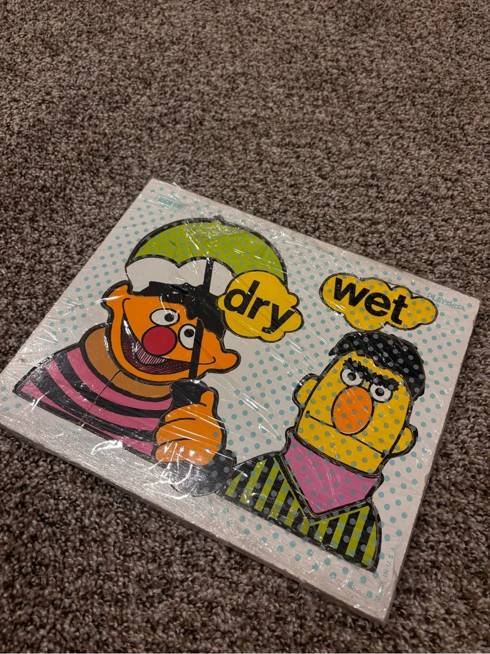 1973 Sesame Street Bert & Ernie Pop Art puzzle